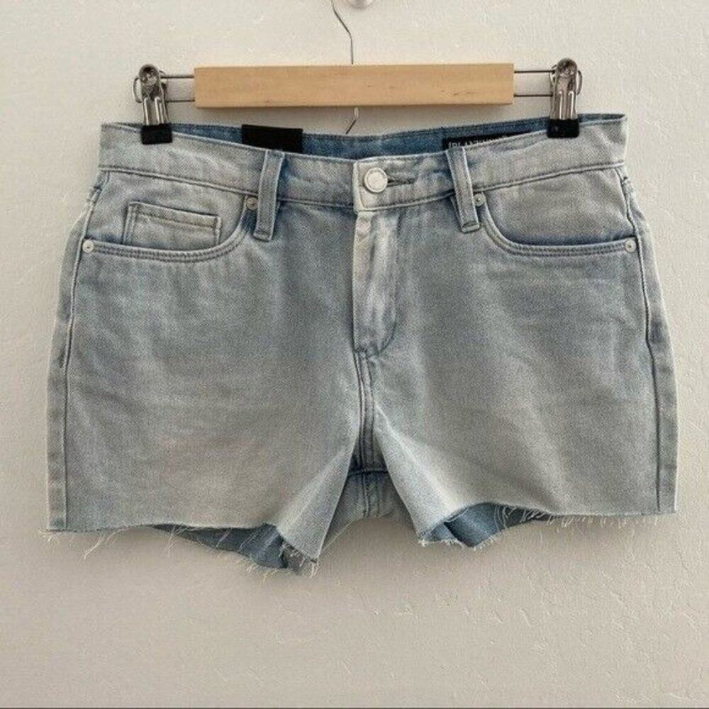 Blank NYC The Fulton Roll Up Shorts Women's Size 27 Denim Cut Off Minimalist NEW